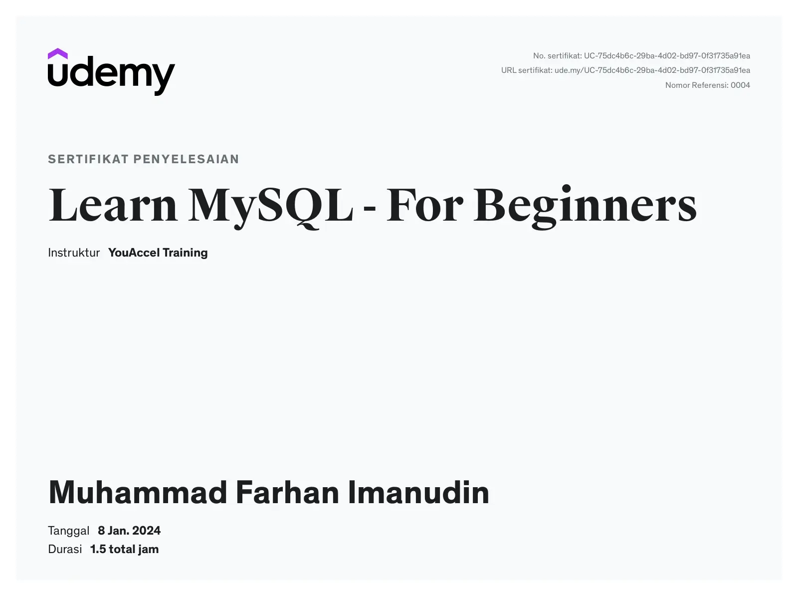 Learn MySQL